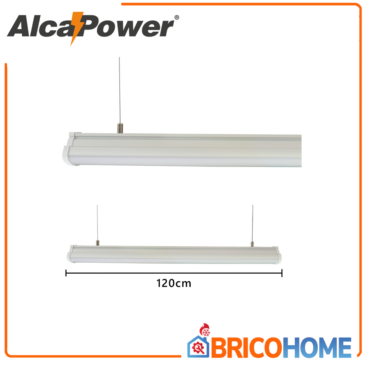 LED Rail Deckenleuchte IP44 40W 120cm 4500K