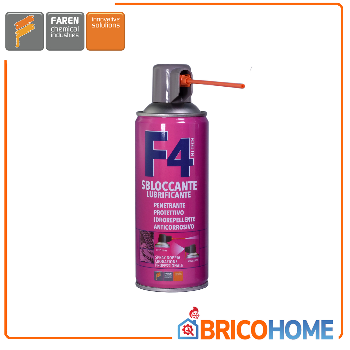 FAREN F4 Mehrzweck-Schmiermittel-Entblocker mit doppelter Abgabe 400 ml