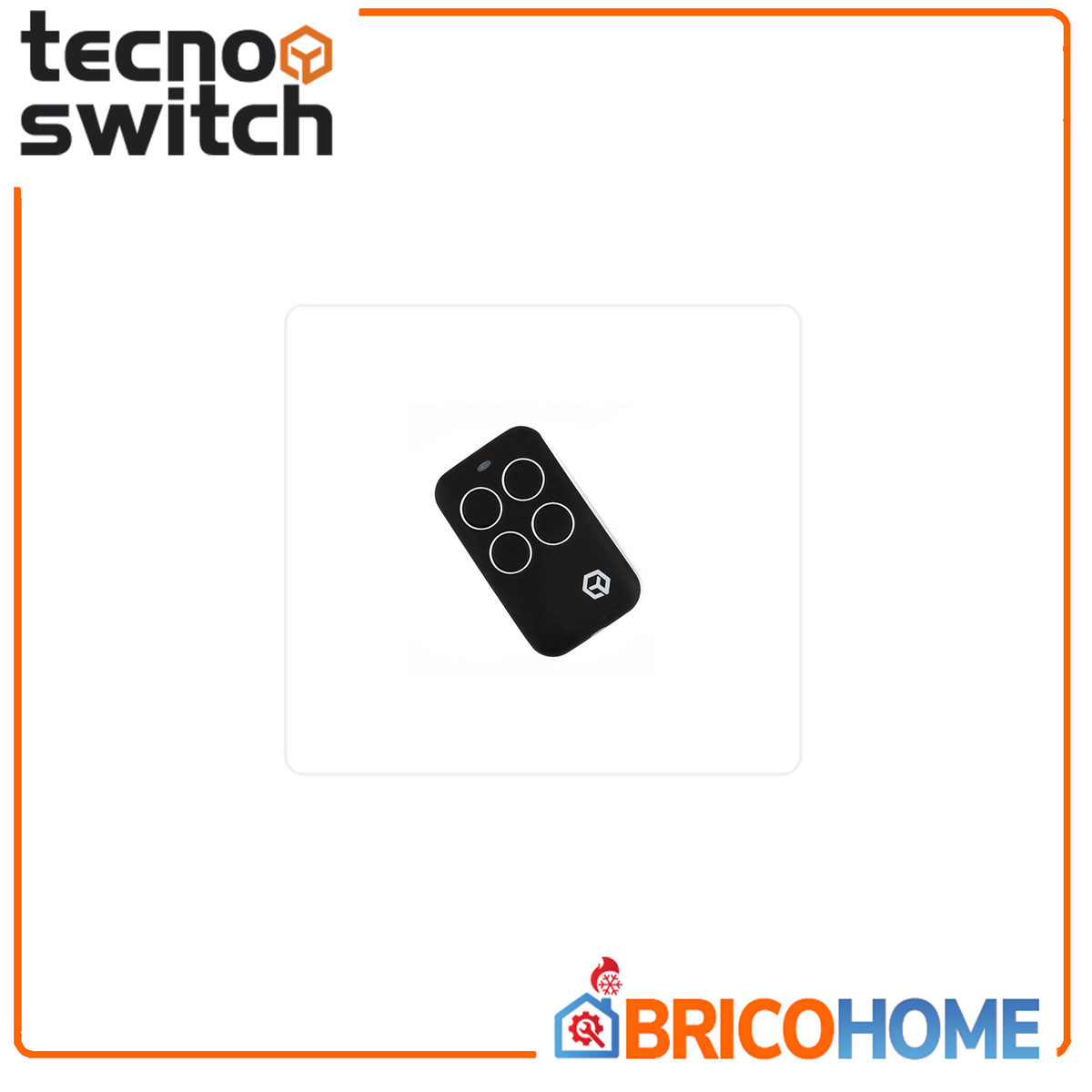 TECNO SWITCH Telecomando Universale Multifrequenza TA003UN | 4 Canali | Codice Fisso e Rolling Code | 100m