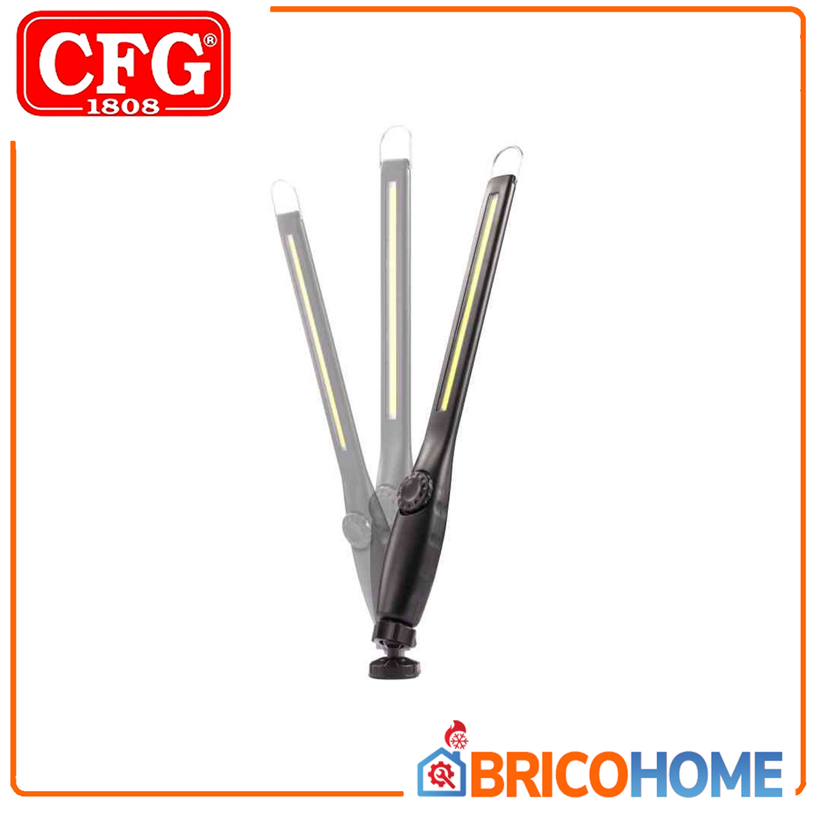 CFG - Torcia Slim Ricaricabile TANGO EL068 | 250 Lumen | LED COB | Base Magnetica 360° | USB