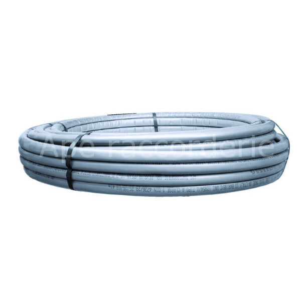 Coated multilayer pipe for heating and sanitary. Measures 16 x 2.0