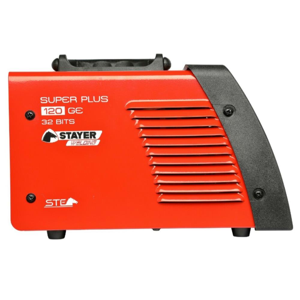 STAYER - Saldatrice Inverter 120A Super Plus 120 GE K | Elettrodi | TIG | Valigia | Kit Completo