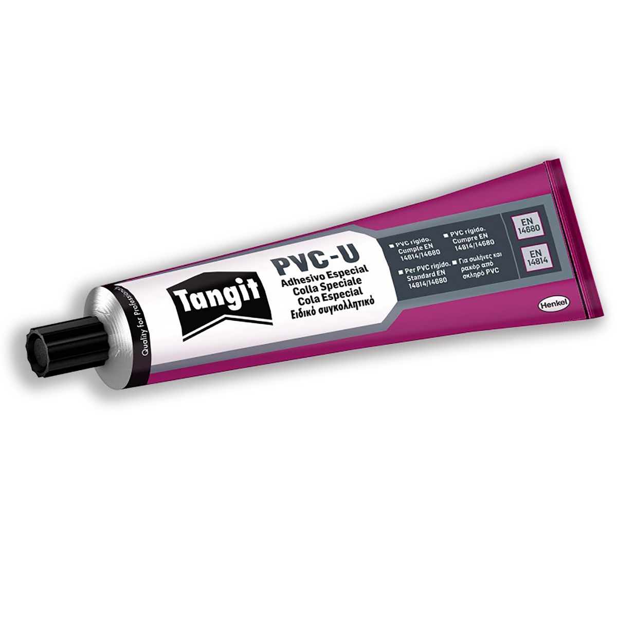 TANGIT - Adesivo per PVC-U 125g | Colla Tubi Rigidi | Tempo Aperto 4 min | Con Pennello | Multiuso
