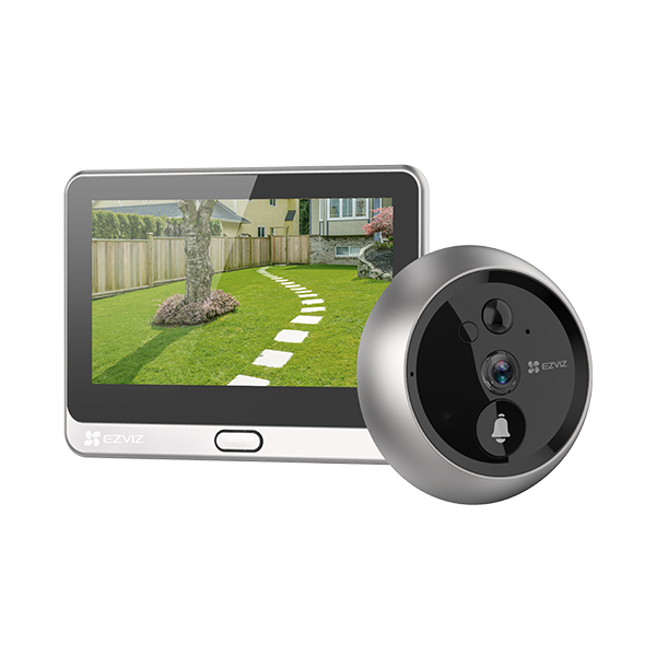 EZVIZ - Campanello Smart con Spioncino DP2 2K | Controllo da App | Video 2K | Senza Fili