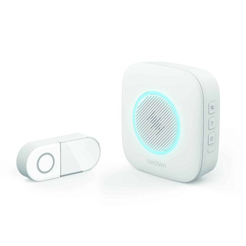 AVIDSEN - Suoneria Senza Fili SONA 102507 | 200m | Luce Lampeggiante | Volume Regolabile | Batteria