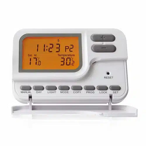 AVIDSEN - Programmateur numérique thermostat 103953 | Chauffage et climatisation | 6 intervalles/jour | Antigel