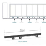 Avidsen Zusätzliche Nylon-Schiene für 50 cm Schiebetore
