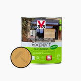 V33 - Impregnante Protettivo Expert all'Acqua in Gel Effetto Cera 0,75 Lt | Legno Esterno e Interno