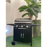 XONE - Barbecue a Gas Black X3 GAR01011 | 3 Fuochi 9kW | Griglia 55x44cm | Termometro | Cover Inclusa