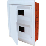 FAEG - Coffret encastrable 24 modules FG14624 | Porte blanche | IP40 | Rail DIN | CEI EN 60670