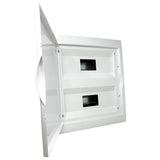 FAEG - Coffret encastrable 24 modules FG14624 | Porte blanche | IP40 | Rail DIN | CEI EN 60670
