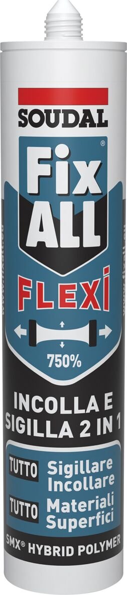 SOUDAL Fix ALL Flexi Bianco 290ml incolla e sigilla 2in1 flessibilità 750%