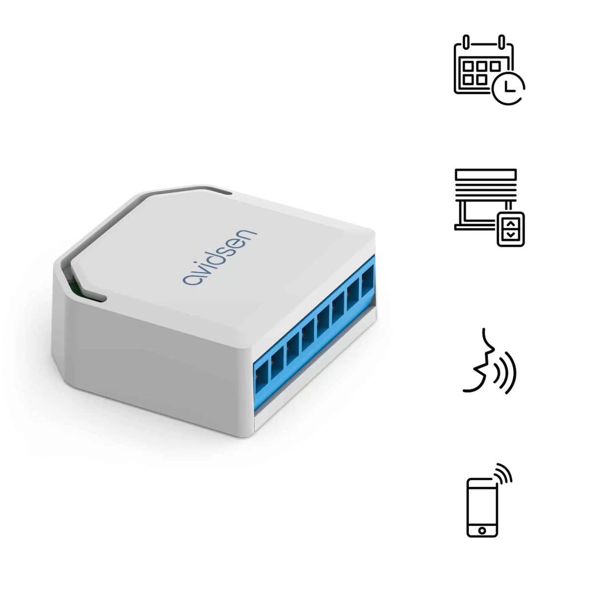 AVIDSEN - Modulo WiFi per Tapparelle Cablate HomeShutter 127046 | Alexa Google Home | App Avidsen Home | Smart Home