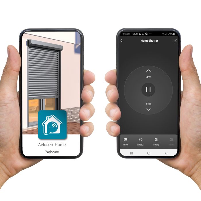 AVIDSEN - Modulo WiFi per Tapparelle Cablate HomeShutter 127046 | Alexa Google Home | App Avidsen Home | Smart Home