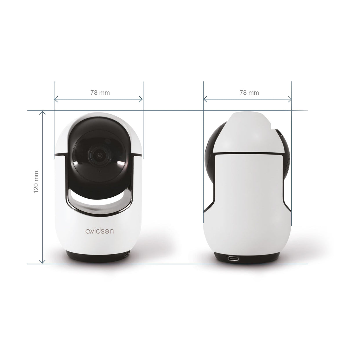 Avidsen HomeCam Prim 2.5K 127158 Indoor Motorized IP Camera