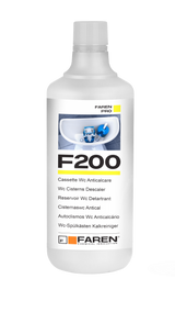 FAREN - Disincrostante Anticalcare Cassette WC F200 Professional | Acidi Sicuri | Agisce in Pochi Minuti