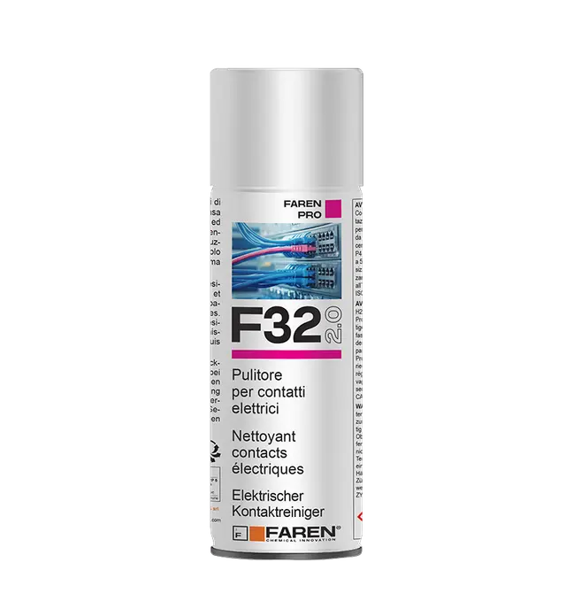 Fast evaporating electrical contact cleaner degreaser 400ml F32 FAREN
