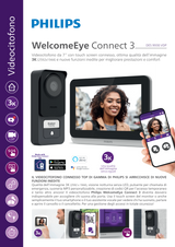 PHILIPS - WelcomeEye Connect 3 531046 | Videocitofono Wi-Fi | Touch 7" | 3K | QR Code | RFID | IP55