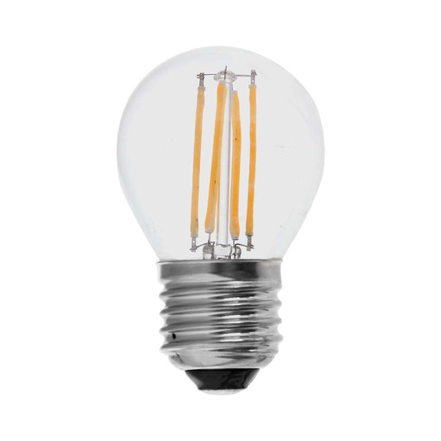V-TAC 212843 lampadina LED G45 filamento 6W E27 vetro trasparente