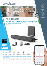 Avidsen 24V Teha Connect Wi-Fi-fähiges Doppelflügel-Torautomatisierungsset - 114174