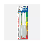 COLTELLERIE PAOLUCCI - Set 6 Couteaux de Table Lame Dentelée 11 cm GENIUS | Acier Inoxydable | Fabriqué en Italie | Lave-vaisselle | Manche Polypropylène