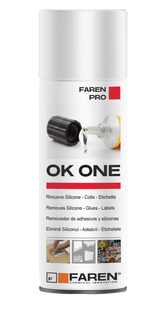 FAREN Rimuovi silicone – colle – mastici – resina - catrame – stacca le etichette Spray OK ONE
