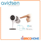 AVIDSEN - WLAN IP-Kamera Innen 1080P HomeCam 127002 | 2MP | Nachtsicht | Zwei-Wege-Audio | Alexa Google Home