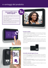 PHILIPS - WelcomeEye Connect 3 531046 | Videocitofono Wi-Fi | Touch 7" | 3K | QR Code | RFID | IP55