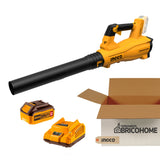 Kit INGCO Soffiatore a batteria 20V + Batteria 4.0 Ah + Caricabatteria [BUNDLE]