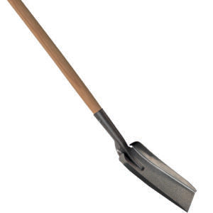 MASS - Badile Stretto per Scavi 38STM | Acciaio Temprato | 10×30 cm | Manico Legno 150 cm