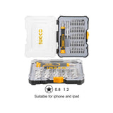 INGCO - Set 32 Cacciaviti di Precisione per Smartphone e Tablet | Punte Magnetiche | Anti-Scivolo | Custodia