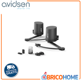 AVIDSEN - ORANE 510 Kit Automazione Cancelli 2 Battenti 24V | Bracci Articolati | 2,5m/250kg | Fotocellule | Telecomandi