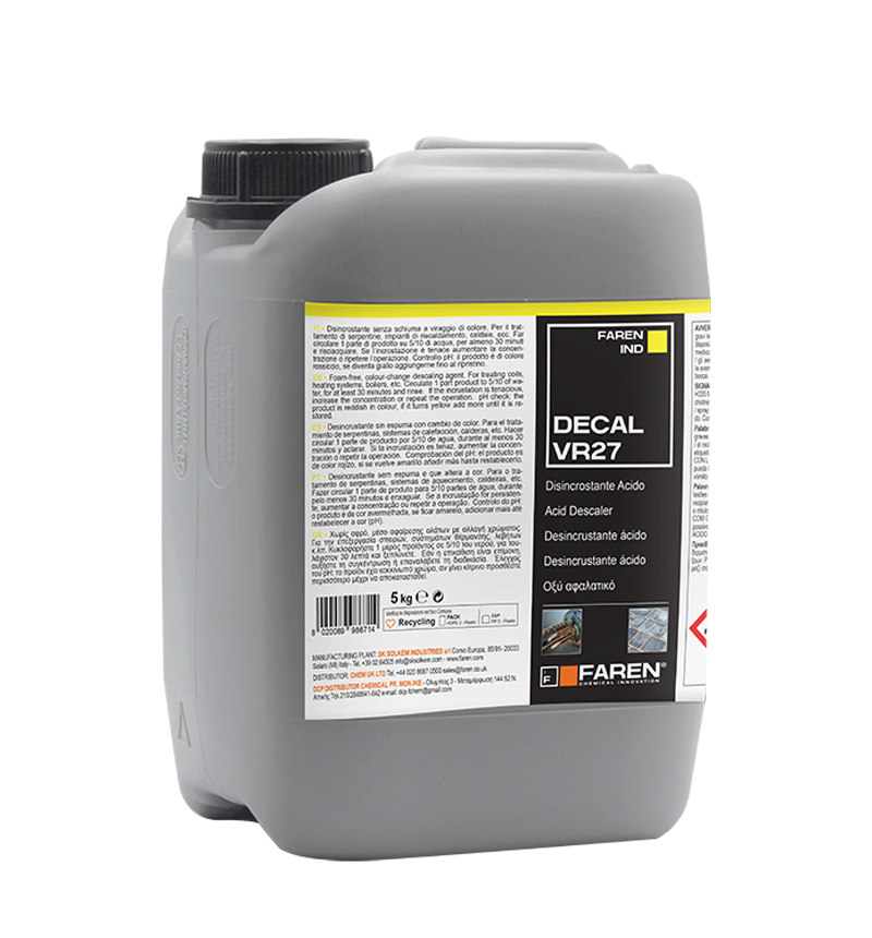 Faren Descaler for Boiler Washing 5 kg - DECAL VR27 