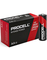 DURACELL PROCELL – Alkaline AA Intense Batterien | 10er-Pack | 3.072 mAh | 1,5V