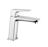 Mamoli Spartaco basin mixer with chrome finish and 140mm spout