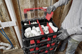 MILWAUKEE - PACKOUT Organizer XL 4932478625 | IP65 | Coperchio Trasparente | Vaschette Modulari