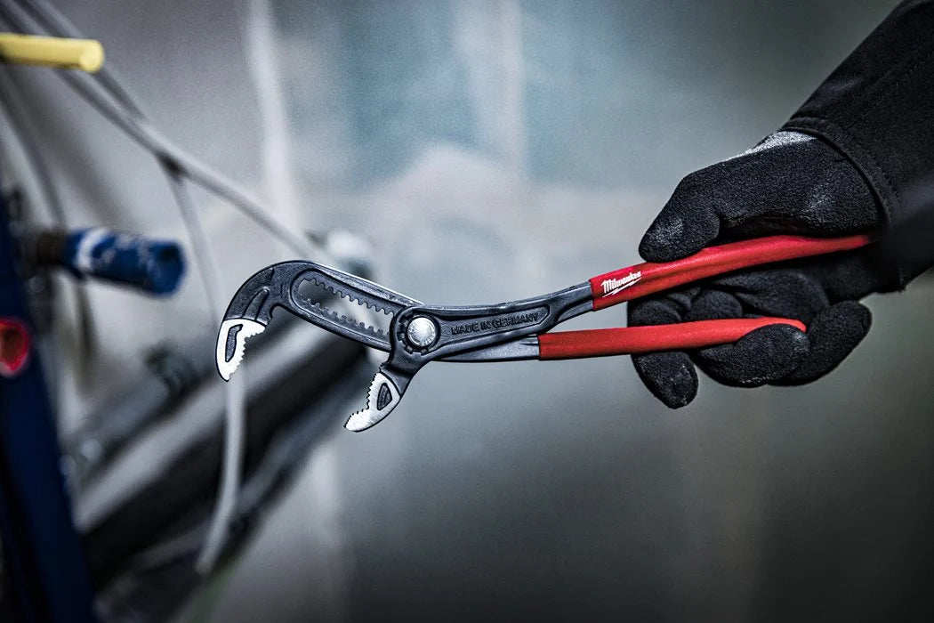 MILWAUKEE - Pinza Regolabile a Pappagallo 4932492460 | 300mm | Doppia Dentatura | Tempra a Induzione | Pulsante Regolazione Rapida | Trattieni Chiodi