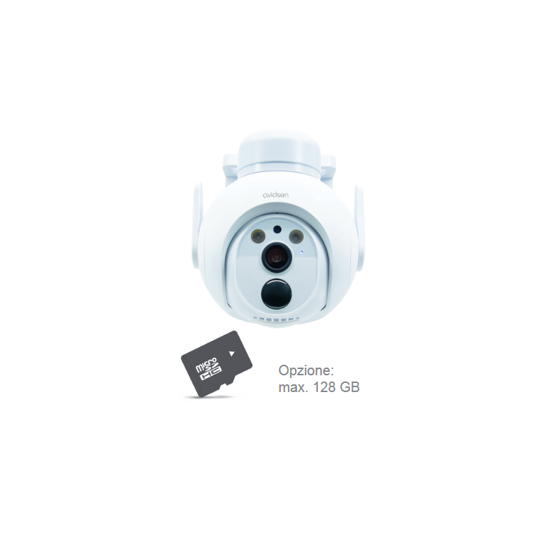 HomeCam 2,5K Motorisierte IP-Außenkamera – Solarbetrieben