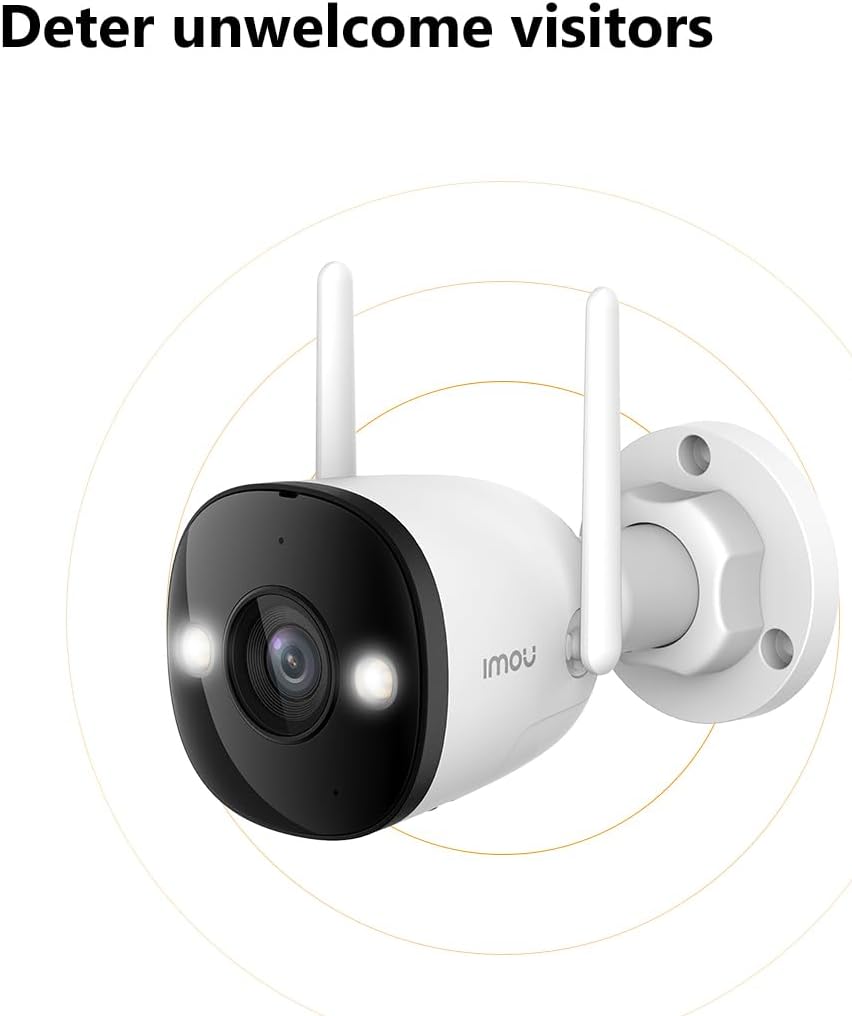 IMOU - Telecamera Bullet 3 IPC-S3EP-5M0WE | 5MP 3K | Wi-Fi 6 | Visione Notturna a Colori | IP67 | Esterno