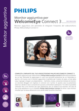 PHILIPS - Monitor Aggiuntivo Wi-Fi 7" 3K 531048 | WelcomeEye Connect 3 | Videocitofono Connesso