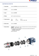 PEDROLLO – Elettropompa Multigirante Autoadescante PLURIJETm 4/100 | 1,0 HP | 130 l/min | Prevalenza 52m | Inox AISI 304