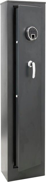 ARREGUI - Armadio Portafucili ARM050835 | 5 Posti | Impronte Digitali + Codice | Allarme 70dB | Cassetto con Chiave