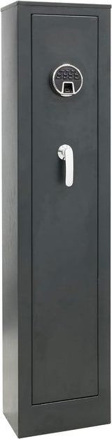 ARREGUI - Armadio Portafucili ARM050835 | 5 Posti | Impronte Digitali + Codice | Allarme 70dB | Cassetto con Chiave