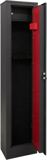 Arregui Domus 5-seater gun cabinet for guns up to 125cm in length with storage compartment - ARM050345