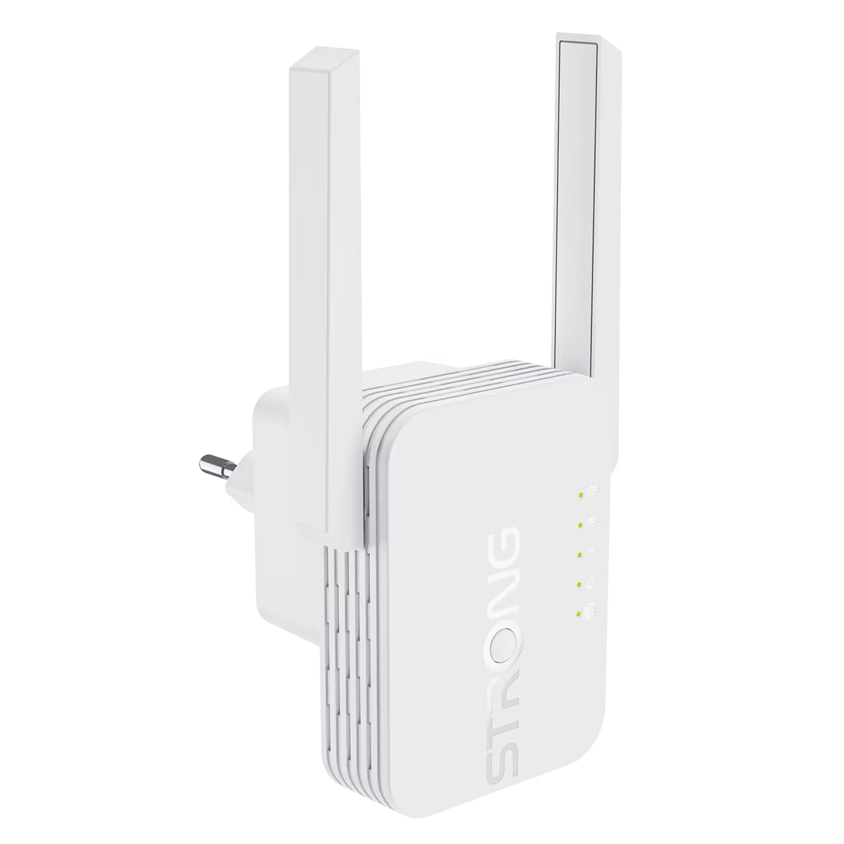 STRONG - Repeater Wi-Fi Universale 300S | 300 Mbps | 2,4 GHz | 2 Antenne | LED Segnale | WPA2-PSK