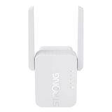 STRONG - Repeater Wi-Fi Universale 300S | 300 Mbps | 2,4 GHz | 2 Antenne | LED Segnale | WPA2-PSK