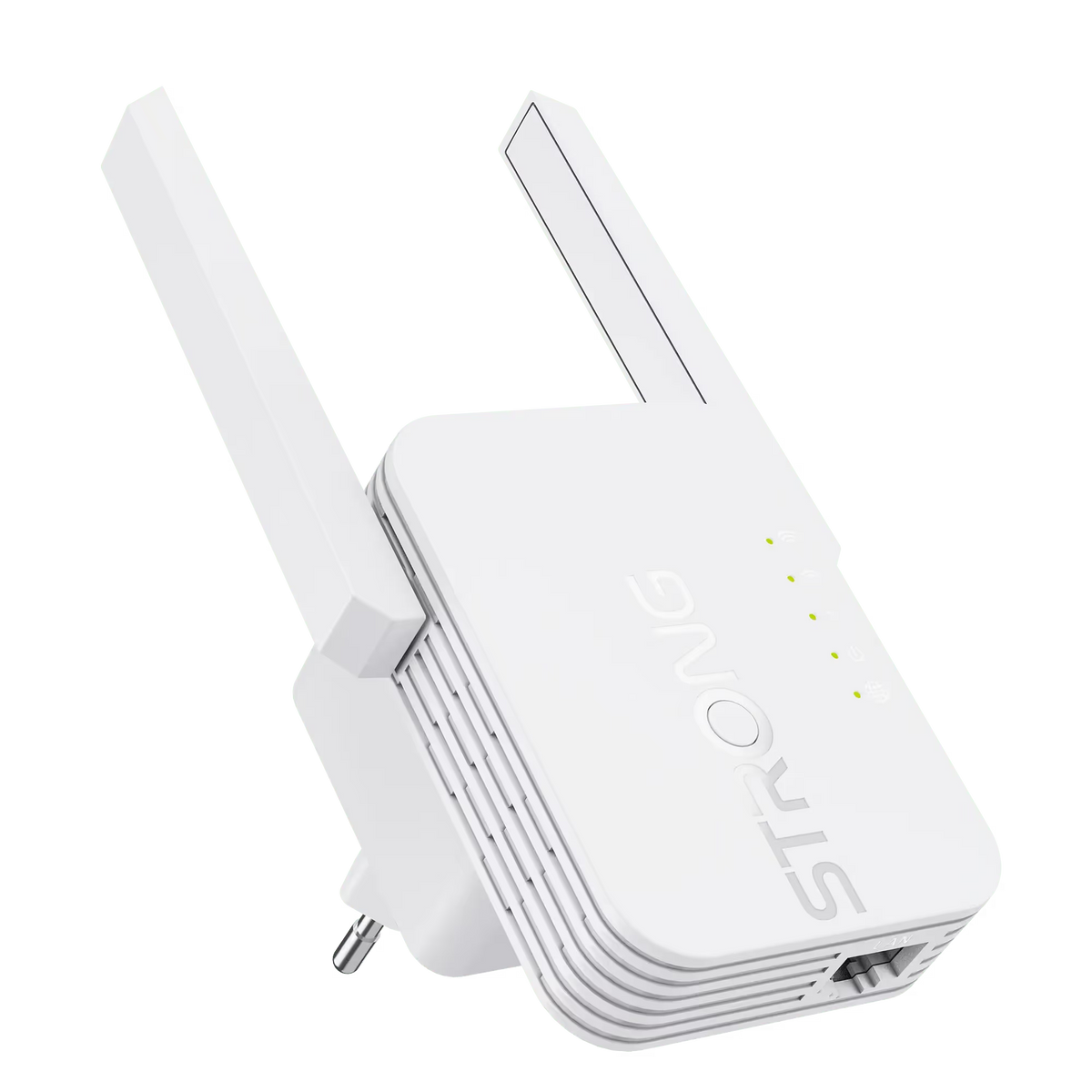 STRONG - Repeater Wi-Fi Universale 300S | 300 Mbps | 2,4 GHz | 2 Antenne | LED Segnale | WPA2-PSK