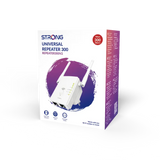 STRONG - Repeater Wi-Fi Universale 300V2 | 300 Mbps | 2,4 GHz | 2 Antenne | Access Point Router | WPA2
