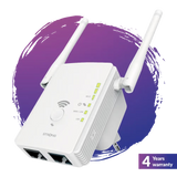STRONG - Repeater Wi-Fi Universale 300V2 | 300 Mbps | 2,4 GHz | 2 Antenne | Access Point Router | WPA2