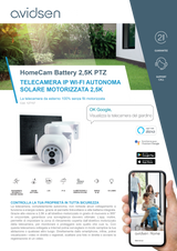 HomeCam 2,5K Motorisierte IP-Außenkamera – Solarbetrieben